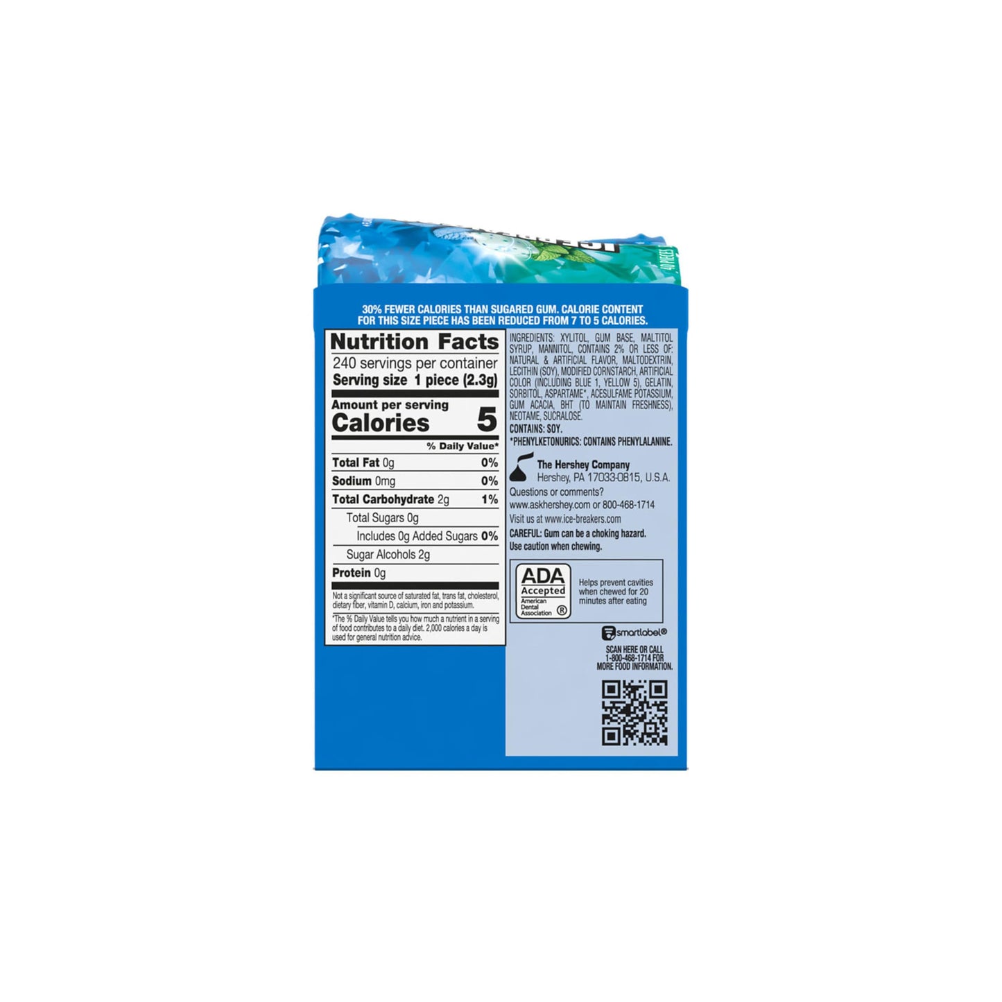 ICE BREAKERS Flavor Shifters Wintergreen to Coolmint Flavored Sugar Free Chewing Gum Bottles  3.24 oz (40 Pieces  6 Count)