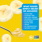 Simply Delish Banana Keto Pudding 6 Pack - Low Carb, Zero Sugar, Gluten Free, Vegan, Non-GMO, Plant-Based, 1.7 oz Each