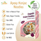 Apexy Organic Shirataki Konjac Noodle Angel Hair Pasta 8 Pouches Total 53.6Oz. Healthy Diet, Low Calorie, Low-Carb Gluten Free, Vegan, Keto And Paleo-Friendly.