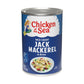 Chicken of the Sea Jack Mackerel in Brine  15 oz. Cans (Pack of 12)  Nutrient Rich  Wild Caught Canned Mackerel