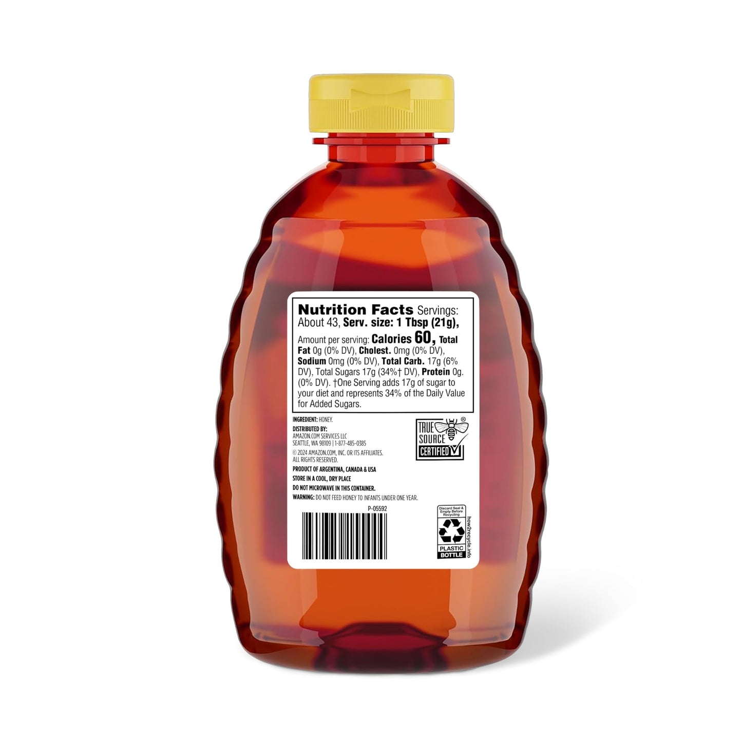large online retailer Grocery  Raw Wildflower Pure Honey  2 Lb (Previously large online retailer Fresh  Packaging May Vary)