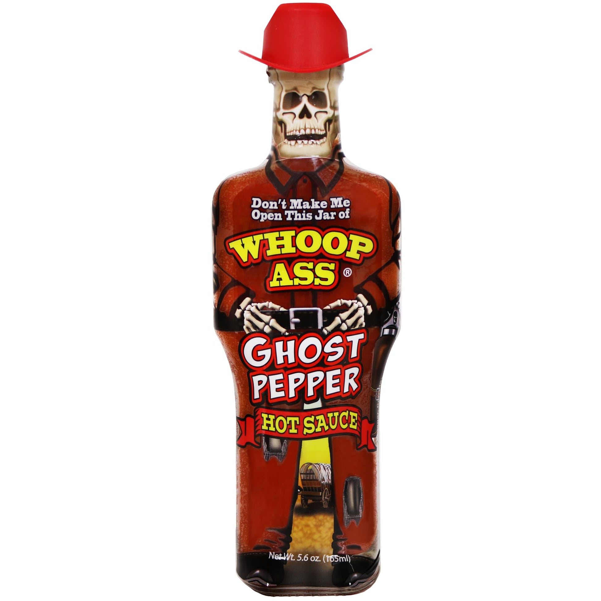WHOOP ASS Ghost Pepper Hot Sauce – Gourmet Gift – 5.6 Ounce – Model WA314