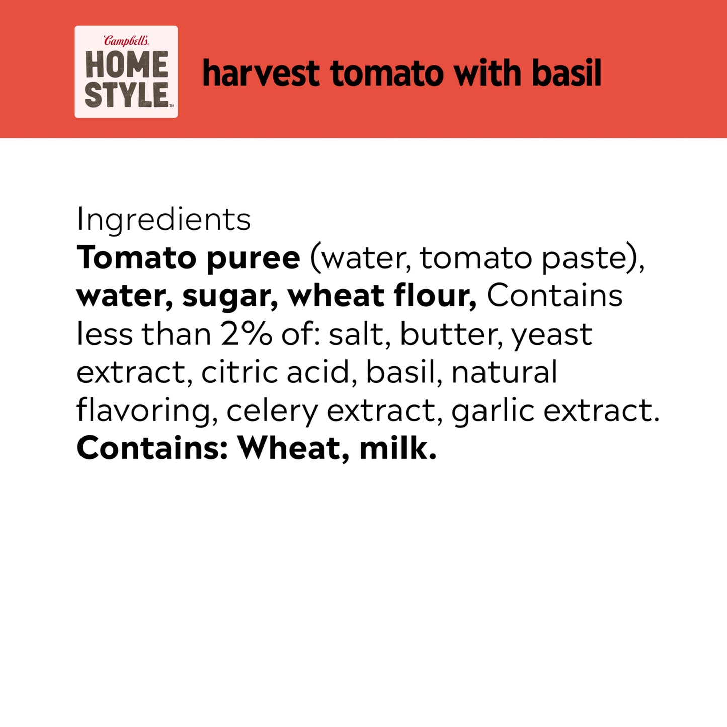 Campbells Homestyle Tomato Basil Soup, 16.3 oz Can (Pack of 12)