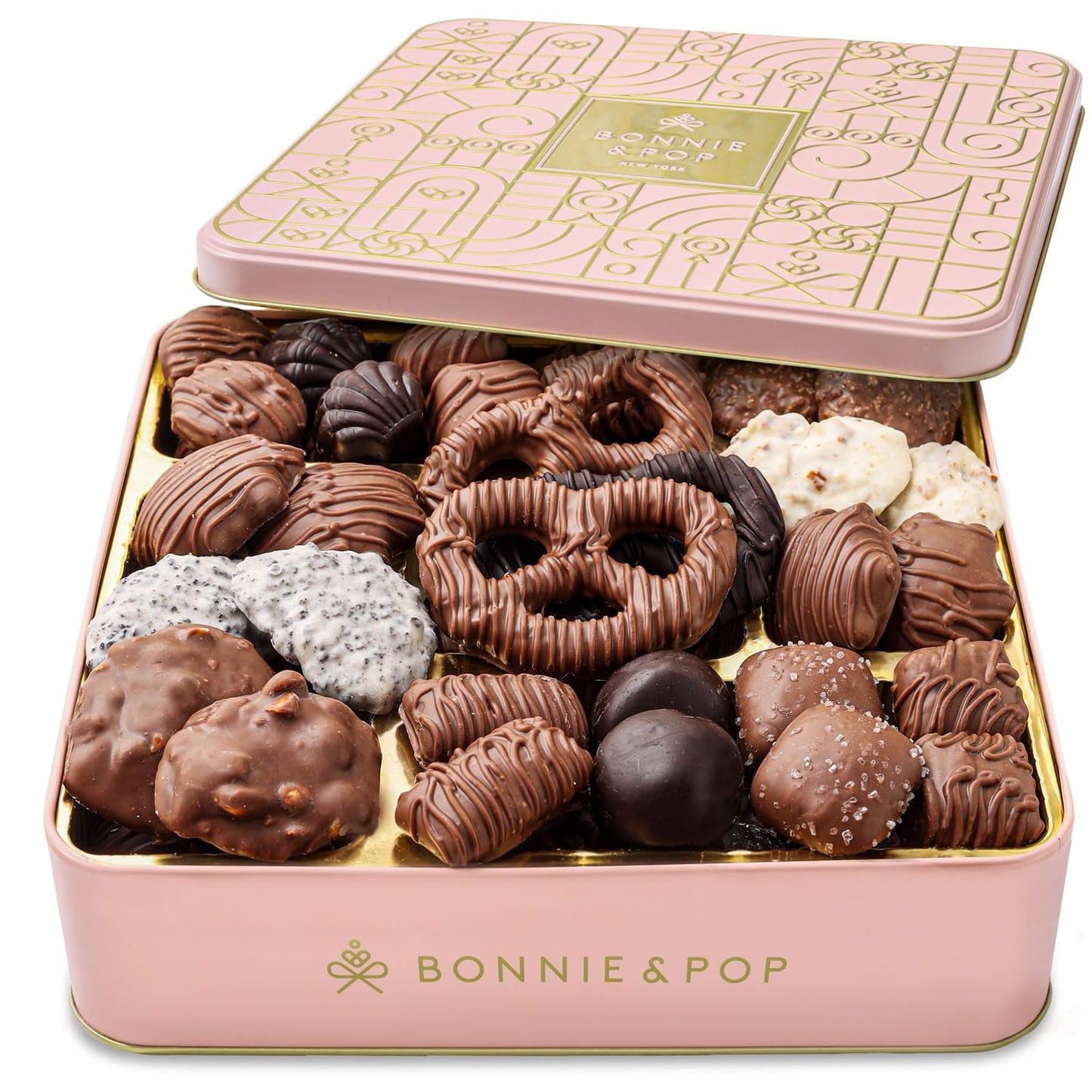 Chocolate Gift Basket for Women, Candy Gift Box for Woman, Gift Set for Mothers Day, Holidays, Her, Mom, Wife, Anniversary | Bon