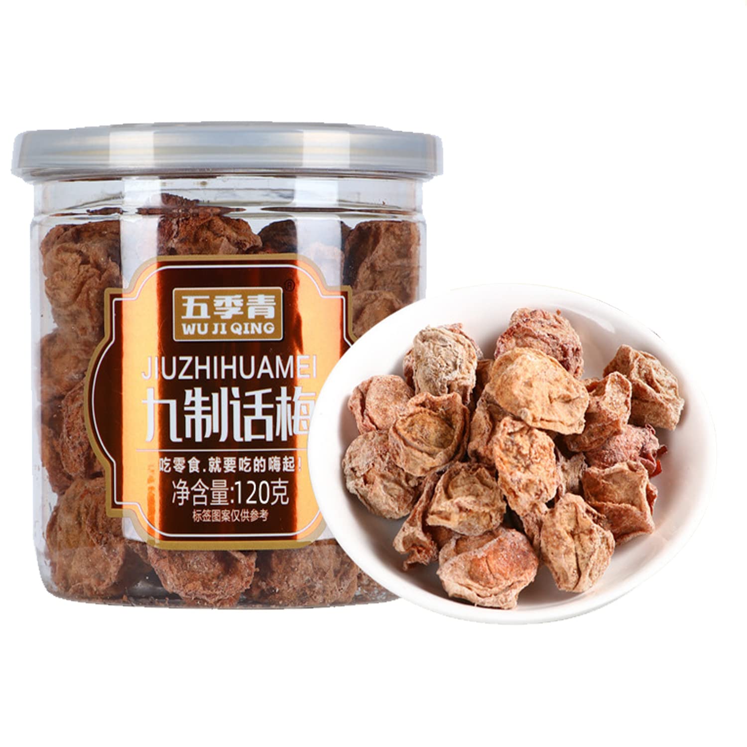 Phuumy 4.23oz Sweet and Sour Dried Plums,Sweet And Sour Plum Appetizer With Fresh Plums And Sweet Potatoes - Chinese Snack With 