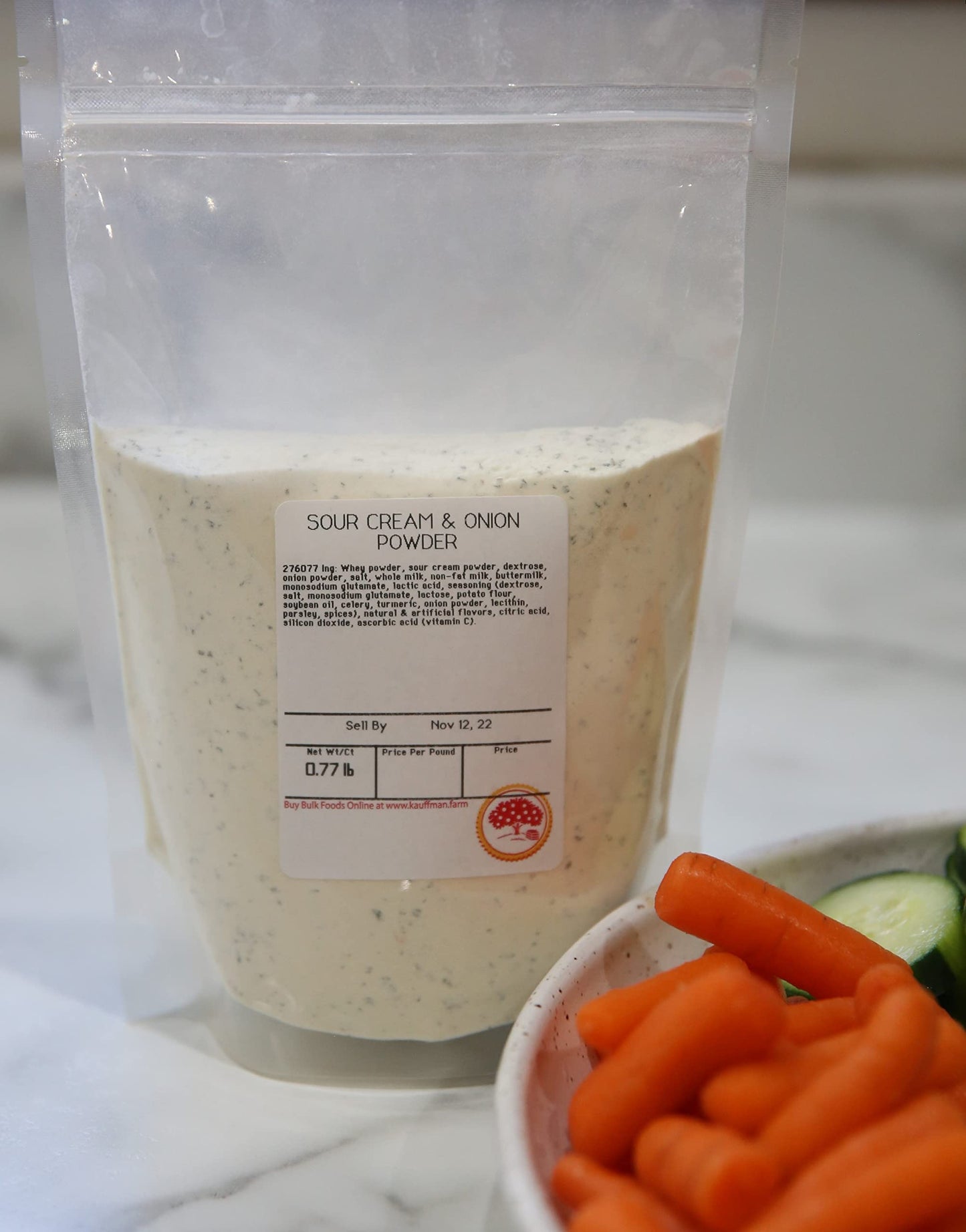 Sour Cream & Onion Seasoning Powder, 12 Oz. Bag