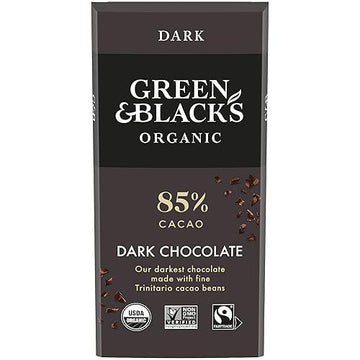 Green & Blacks Organic Dark Chocolate Bar 85% Cacao 3.17 Oz