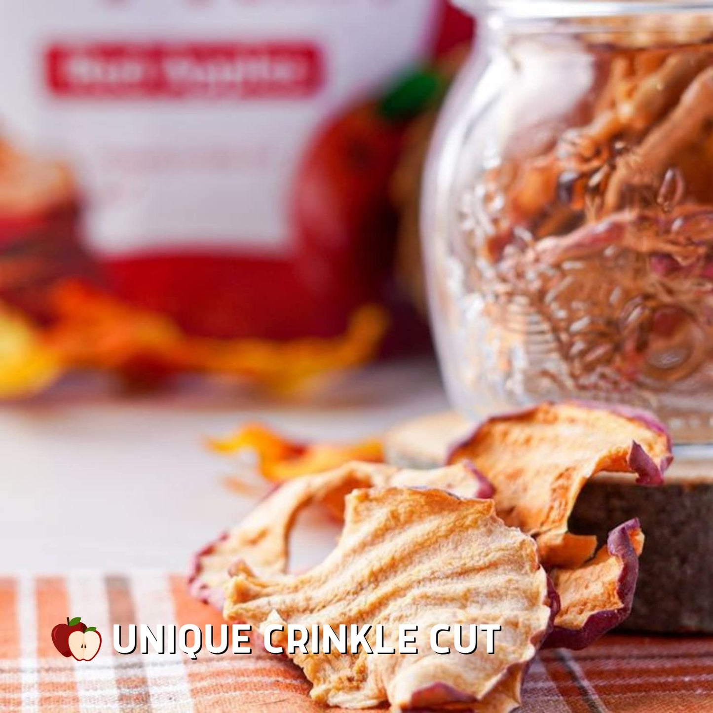 Simple Slices Gourmet Nut Baked Red Apple Chips, Usa Grown Apples, No Added Sugar, Red Apples, 3.5Oz Bag, 3 Pack, 10.5Oz Total