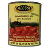 Alessi DOP Whole Peeled San Marzano Tomatoes with Basil, 1.75 Pound (Pack of 12)