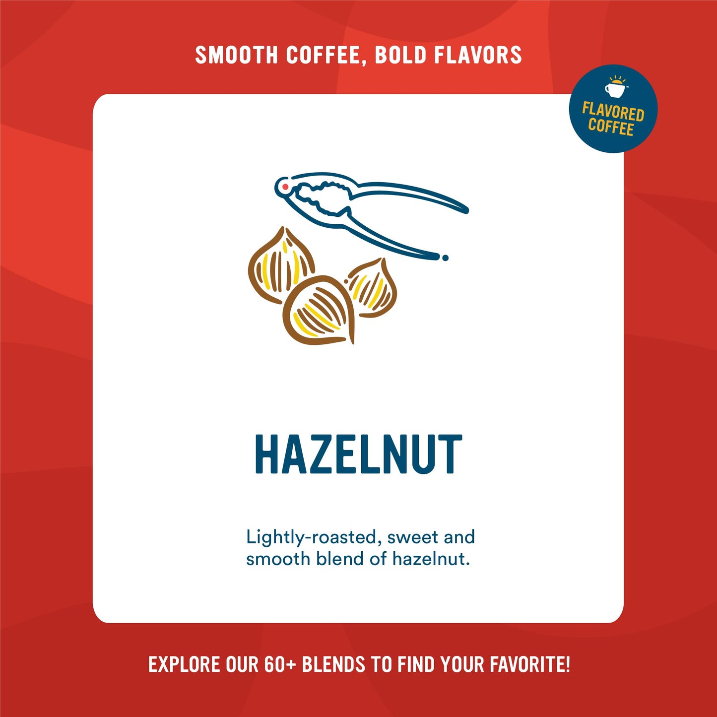 Cameron s Coffee Roasted Ground Coffee Bag, Flavored, Hazelnut, 12 Ounce, Pack of 6 - NEW