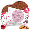 Love + Chew Soft Baked Protein Cookies, Gluten Free | (18) Count Cherry Almond Minis | Vegan, Paleo, Non GMO and Packed with Sup