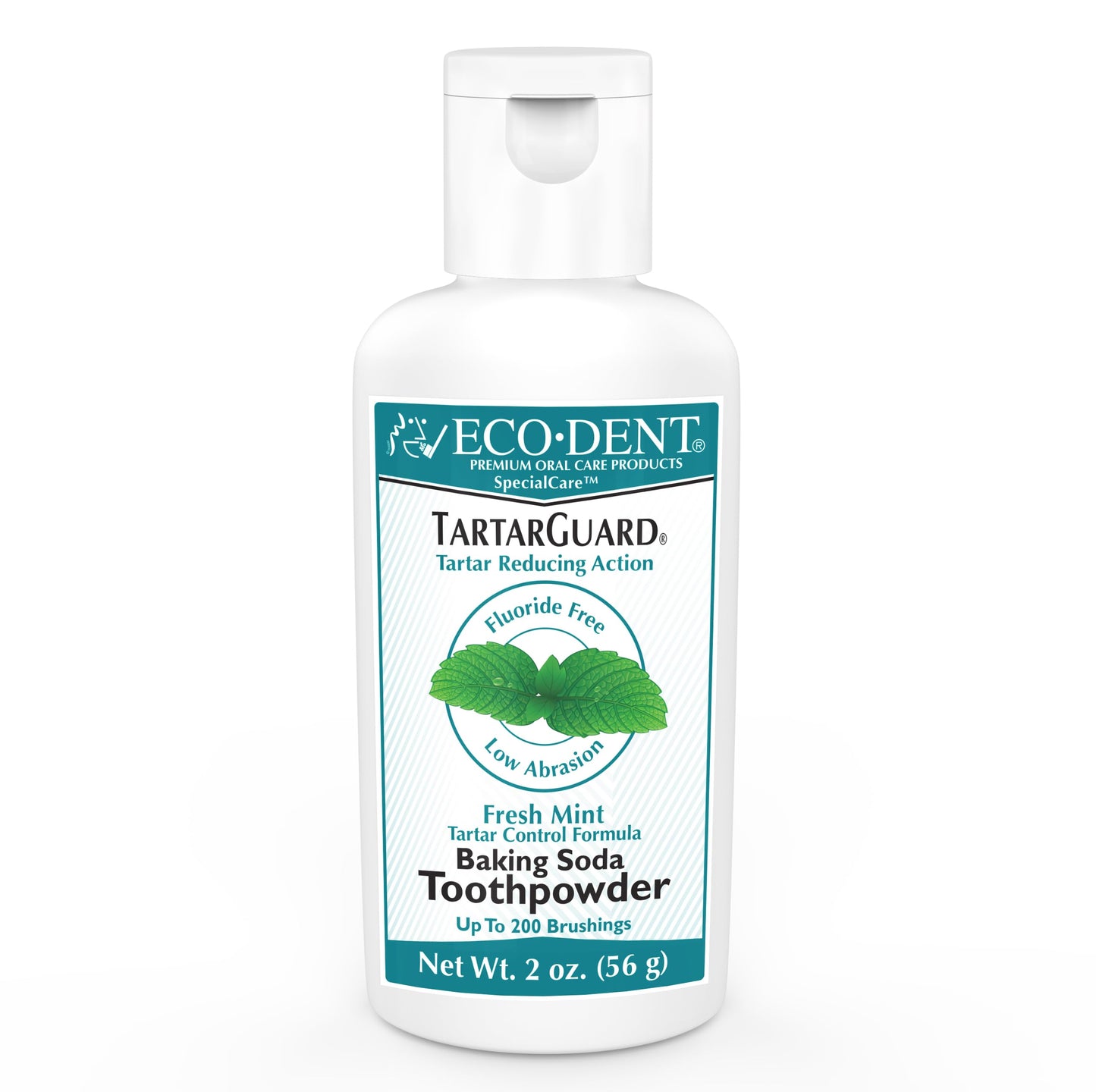 Eco-Dent Tartarguard Baking Soda Toothpowder - Enzyme Cleaning Action For Tartar Control, Sls-Free, Fluoride-Free Toothpaste Alt