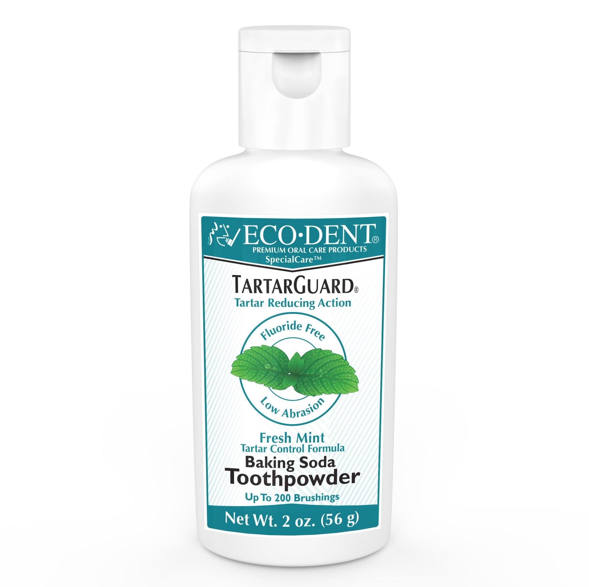 Eco-Dent Tartarguard Baking Soda Toothpowder - Enzyme Cleaning Action For Tartar Control, Sls-Free, Fluoride-Free Toothpaste Alt