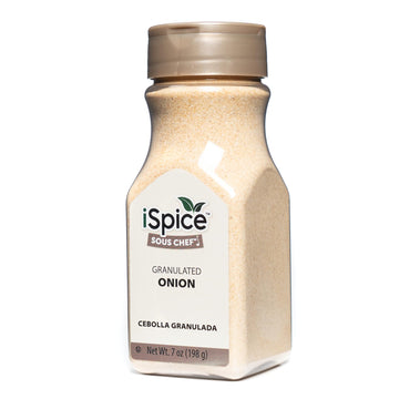 Ispice Granulated Onion |Pure And Fresh | Essential Kitchen Spice | 7Oz (198G)