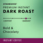 Starbucks Premium Instant Coffee, Dark Roast, 100% Arabica Beans, 3 Pack (3.17 Oz Each) - Rich Flavor, Convenient Instant Brew
