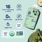 Cerebelly Organic Baby Food Pouches, Broccoli Pear Purees, 16 Nutrients, No Added Sugar, Fiber & Non-Gmo, 4Oz, 6 Pack