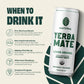 Mateina Yerba Mate Zero Sugar Energy Drink - 120mg Natural Caffeine - Organic  Non-GMO  Non-Carbonated - Dr. Andrew Huberman Recommended - 12 Pack (12oz Cans) (12 Pack  Lemon Original)