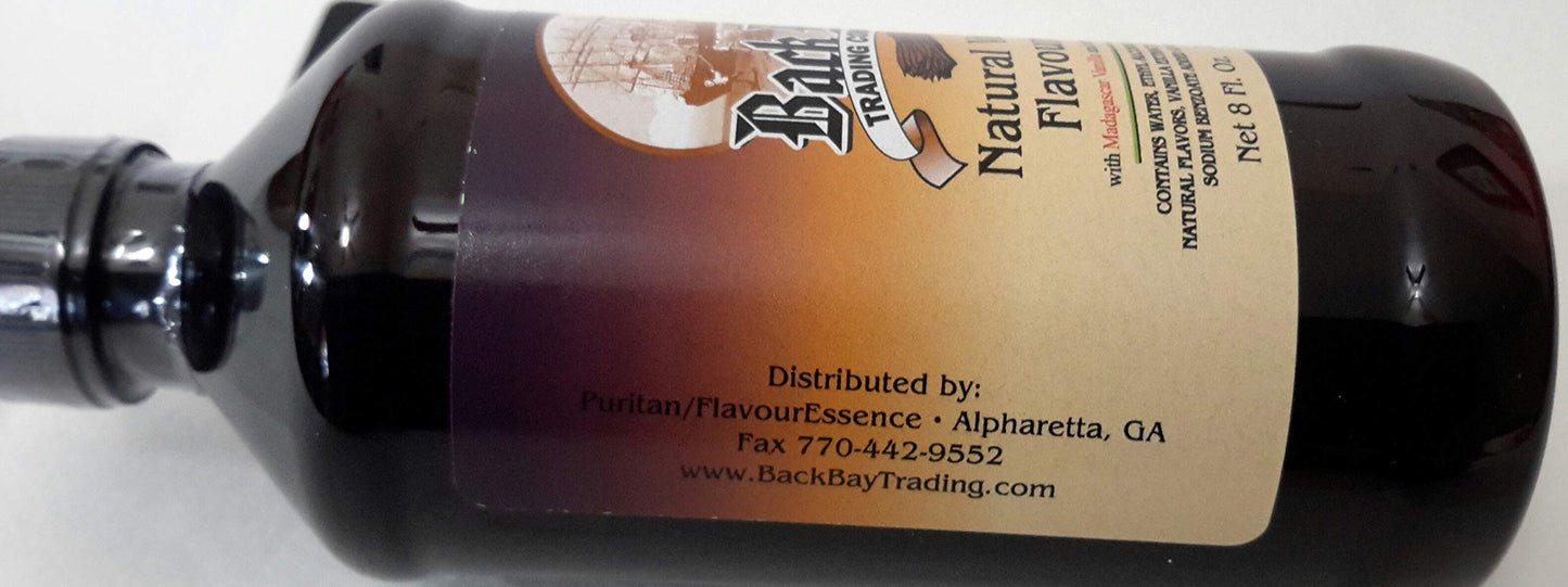 Back Bay Trading Company Natural Vanilla Flavoring 7 Oz