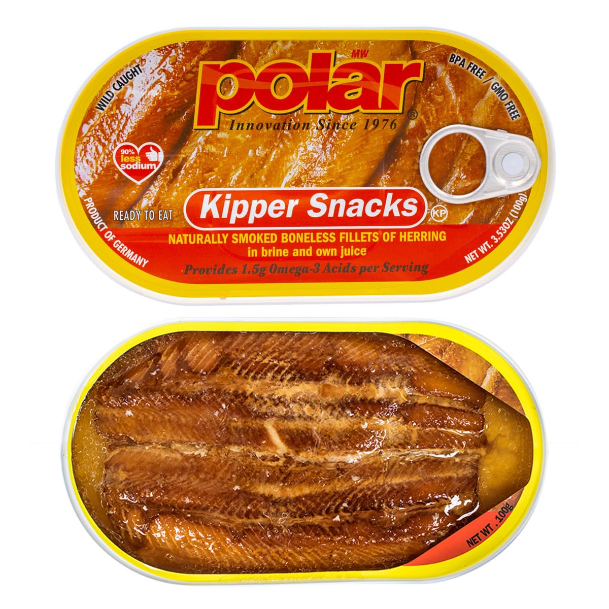 MW Polar Kipper Snacks, 3.53 Ounce (Pack of 18), Model 190