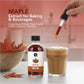 Dolce Flav Maple Extract - 2 Ounce Water-Soluble Multipurpose Flavoring Ideal for Baked Goods  Beverages  Coffee  Desserts & Ice Cream - Perfect Kitchen Gift for Holidays