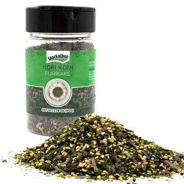 Snackathon Furikake Rice Seasoning, Japanese Spices Topper for Rice Ball, Salad, Stir Fried Vegetables (Pack of 1, Nori Komi)