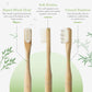 Daletu Bamboo Toothbrush, Biodegradable Toothbrushes Extra Soft Bristles, 20000 Soft Natural Bristle Toothbrush, Eco Friendly To