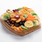 Dried Fruit Favorites on Apple Shape Bamboo Tray, Converts to Bowl for Mothers Day, Birthday, Thank You, Corporate Gifts by Blu