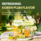 Teazen Korean Plum Kombucha Tea, Electrolyte Powder & Hydration Drink Mix, Sugar Free, Live Probiotics & Prebiotics, 10 Sticks,