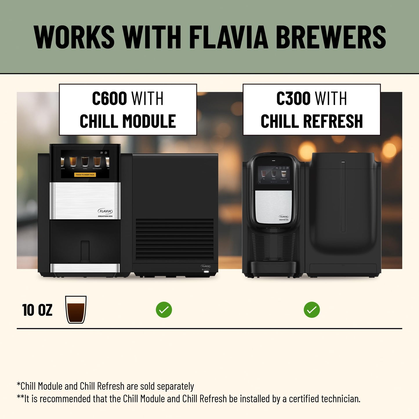 Flavia Cucumber Lime Mint Infused Water Freshpacks works only with Flavia malt-inspired (Case of 100)