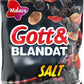 Malaco Gott & Blandat Salt - Liquorice Mix 150G