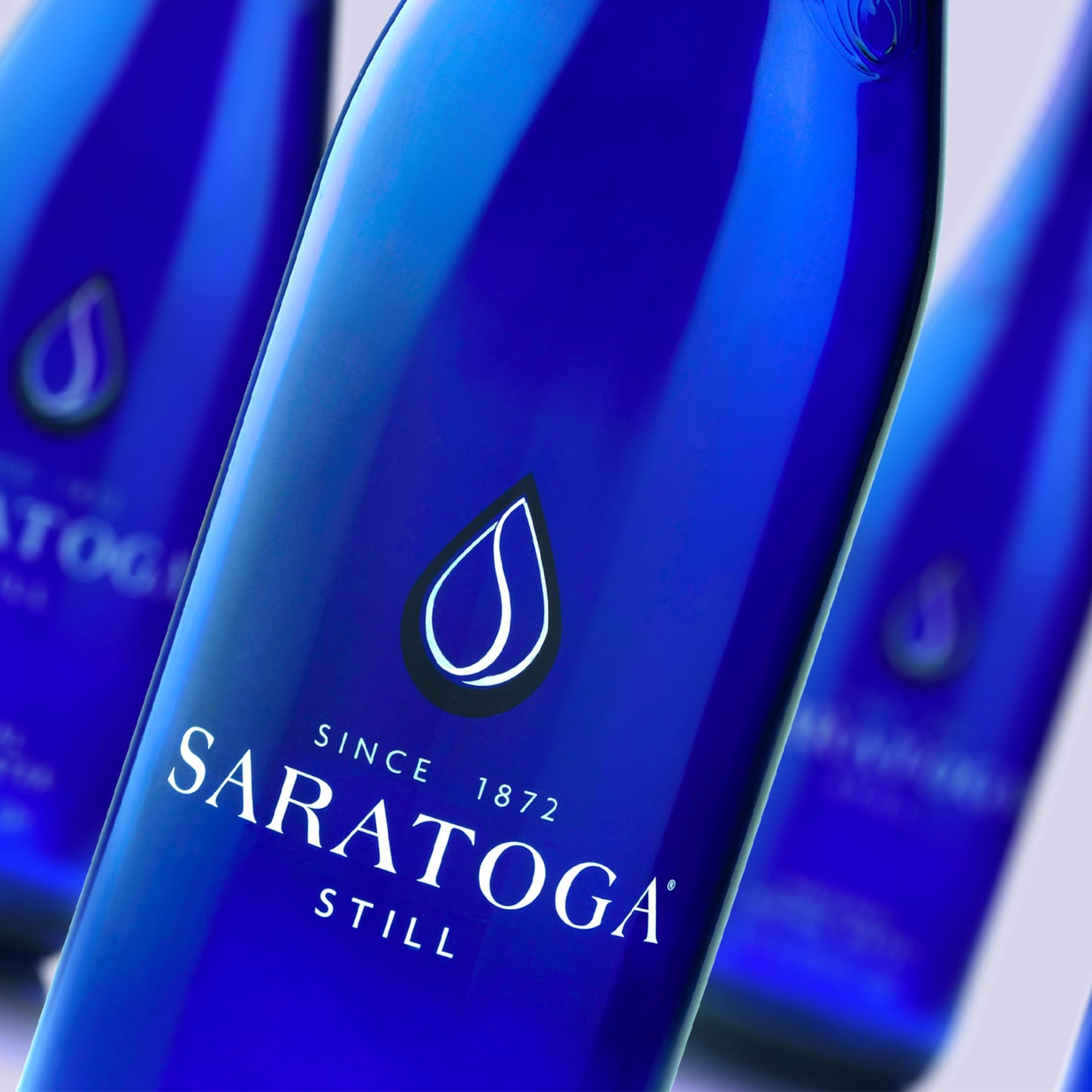 Saratoga Natural Spring Water, 28 oz Non-Carbonated, Pack of 12 - Pure Refreshment for Hydration