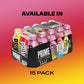 PRIME HYDRATION Variety - ICE POP  Strawberry Banana  Lemonade  Sports Drinks  Electrolyte Enhanced for Ultimate Hydration  250mg BCAAs  B Vitamins  Antioxidants  Low Sugar  12 Fl Oz  15 Pack