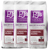 Pj'S Coffee - Carnival Blend Ground Coffee (Pack Of 3) - Nutty & Spicy Flavor Of New Orleans