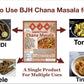 Bjh Chana Masala Or Chole Masala (Pack Of 3 X 100Gms) (Also As Bharwa Masala In Bhindi,Krele,Torai,Tinde), Vegetable Masala