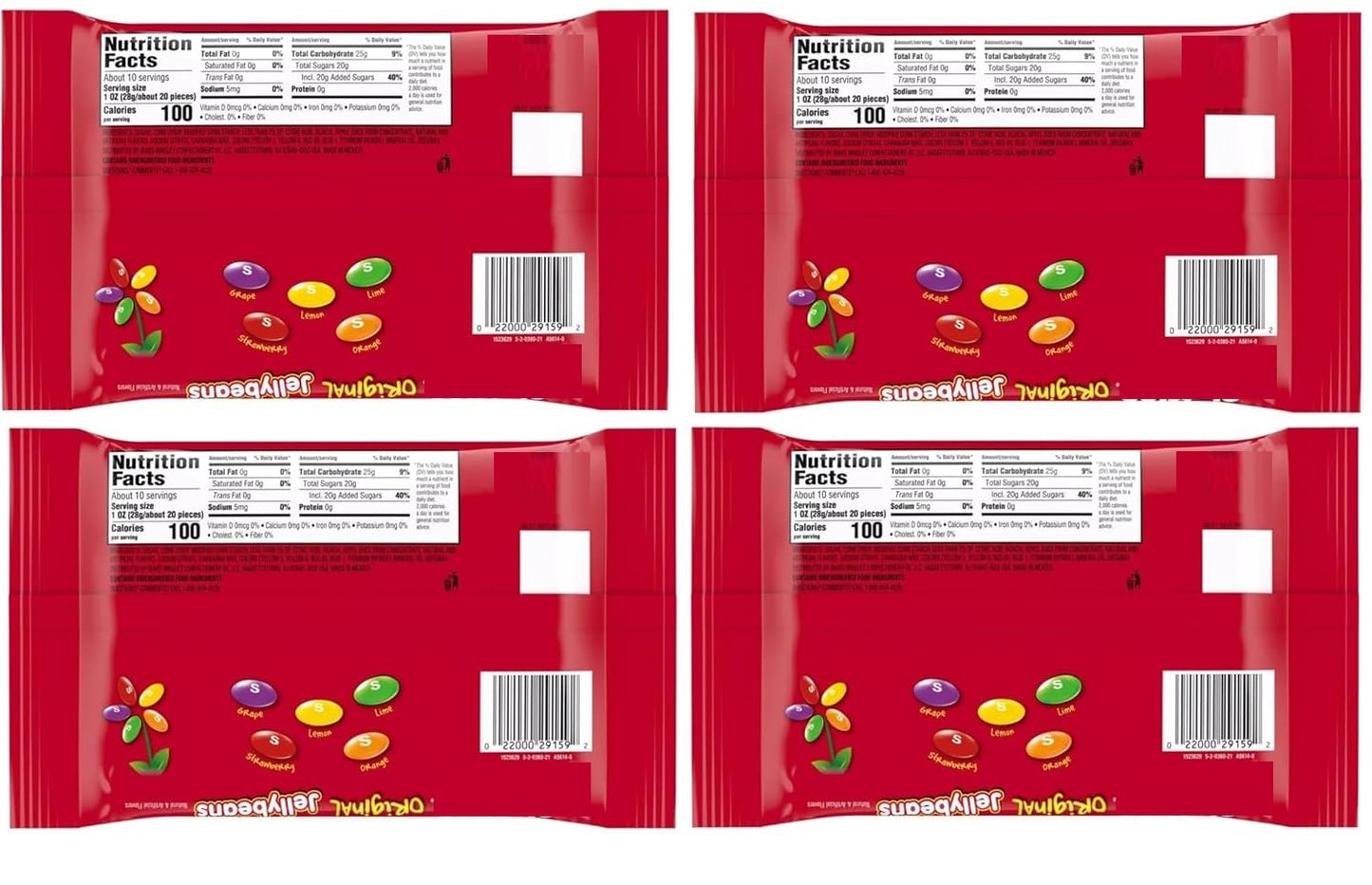 Skittlles Original Easter Jelly Beans Candy 40Oz Easter Basket Candy Egg Hunt Stuffers - Includes Pitching Pigeon Brand Magnet