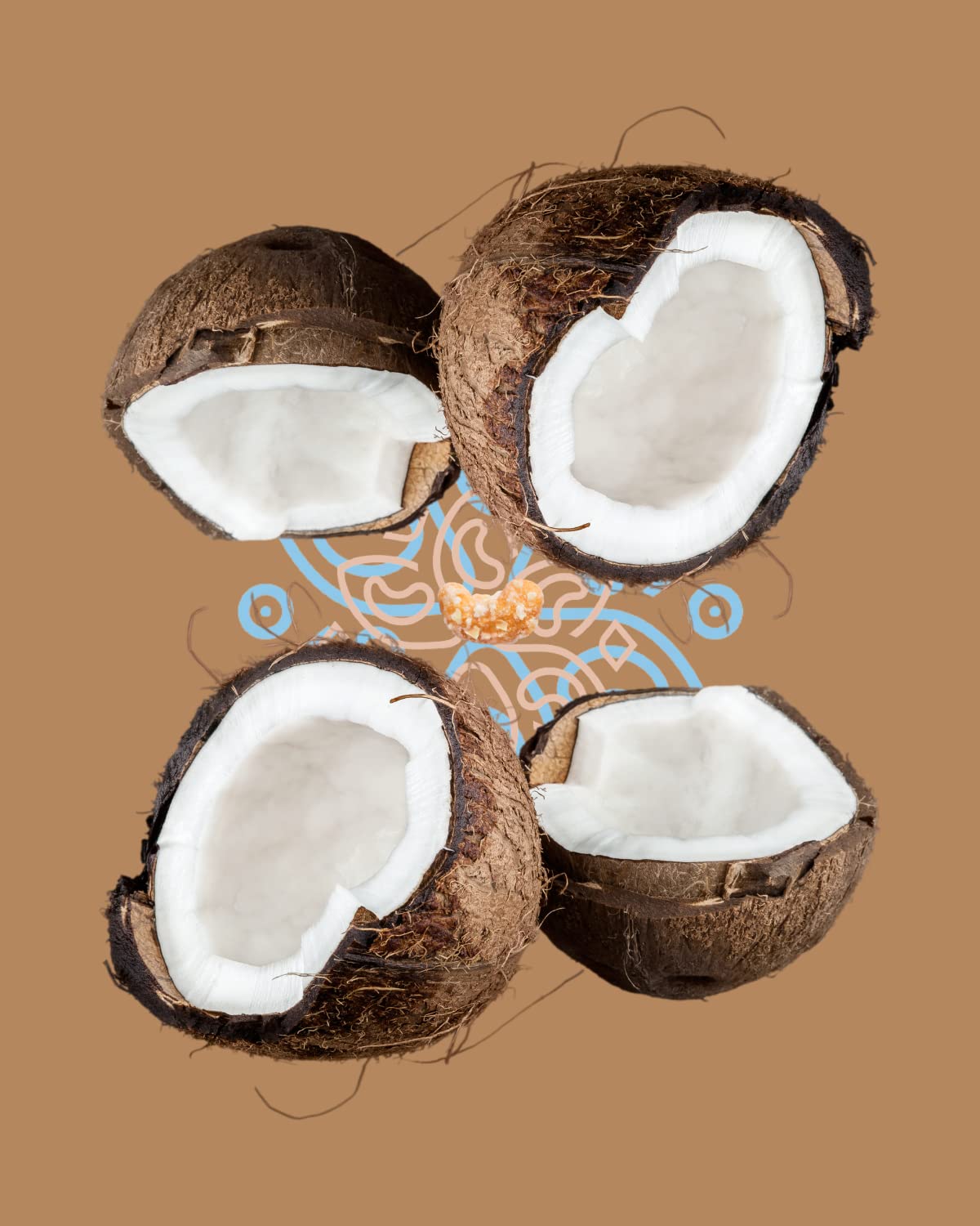 Toasted Coconut Air Roasted Whole Cashews By Karma Nuts, Lightly Sweetened, Peanut-Free Facility, Kosher, Everyday Nut Snack, 7Oz Resealable Bag - 6 Pack