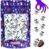 Fruidles Halloween Skulls, Double Crisp, Trick-Or-Treat Party Bag Fillers, Individually Wrapped In Multi-Color Skull Design Foils, Kosher Certified (1 Pound)