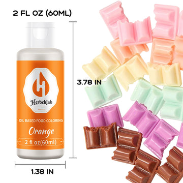 Orange Oil Based Food Coloring For Chocolate 2 Fl Oz Professional Concentrated Orange Oil Food Dye For Melting Chocolate Candy M