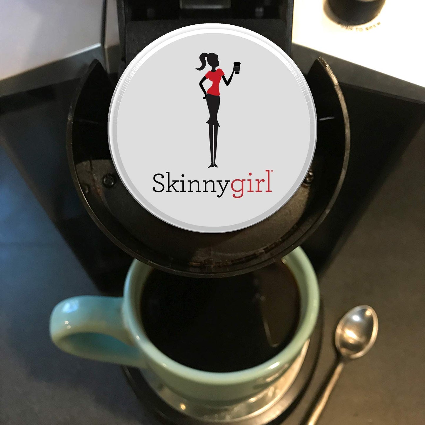 Skinnygirl Flavored Coffee Pods, Salted Caramel Coffee, Single Serve Coffee For Keurig K Cups Machines, Hot Or Iced Coffee, Medi