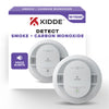 Kidde Smoke & Carbon Monoxide Detector, 10-Year Battery Powered, Voice Alerts, Led Warning Light Indicators