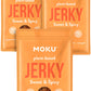 Moku Plant-Based Mushroom Jerky, Sweet and Spicy Flavor (3 Pack) Vegan Beef Jerky, Gluten Free, Soy-Free, Non-Gmo Vegan Snacks, 