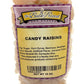 Candy Raisins, Bulk Size, (1 lb. Resealable Zip Lock Stand Up Bag)
