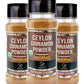 Soeos Organic Ceylon Cinnamon Powder 2 Ounce(Pack of 3)  Pure Ground Cinnamon from Sri Lanka  Non-GMO  Gluten-Free  Perfect for Baking  Cooking and Beverages