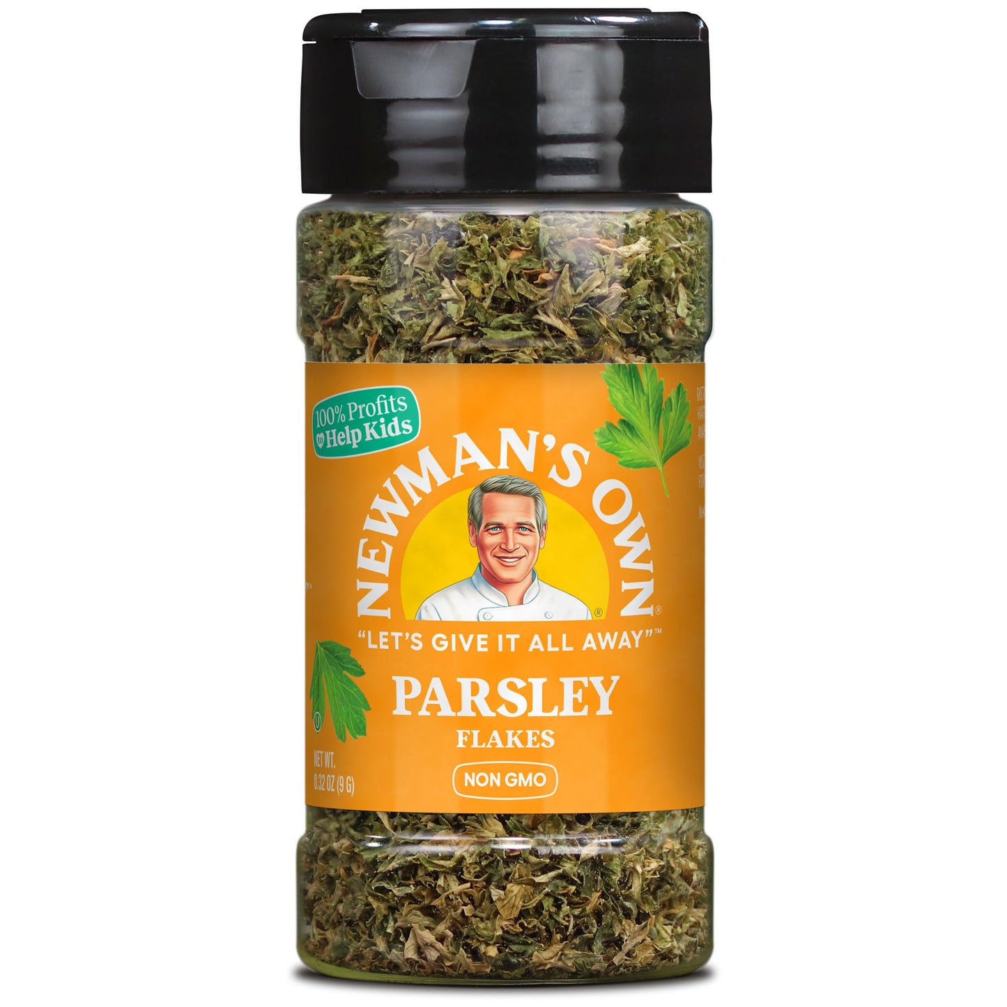 Newman's Own Parsley Flake; Garnish for soups, salads, and pasta dishes, Non-GMO, Kosher, 0.32 Oz. Bottle