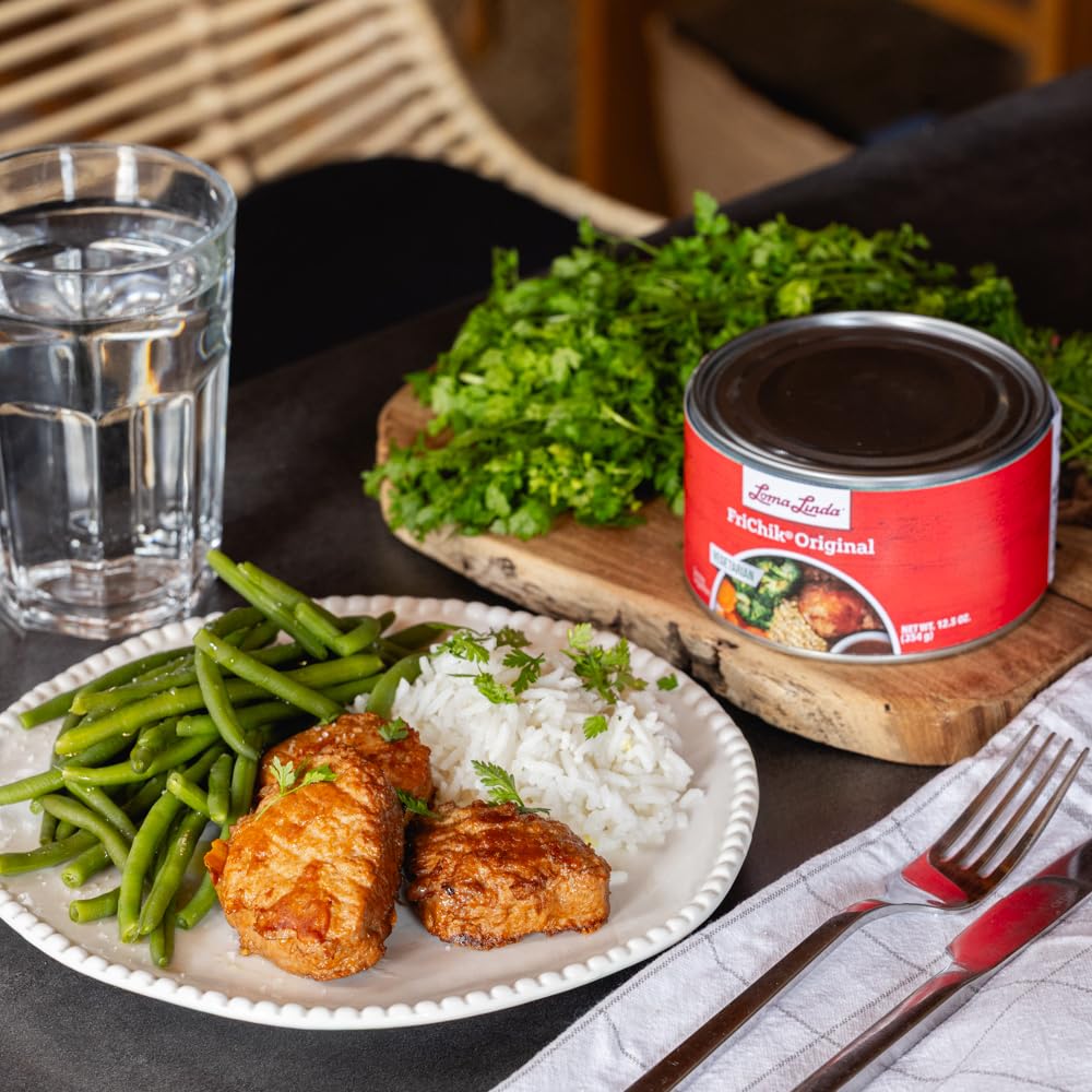 Loma Linda Plant Based Meats - FriChik, 12.5 oz, 6 Pack, Vegan Protein