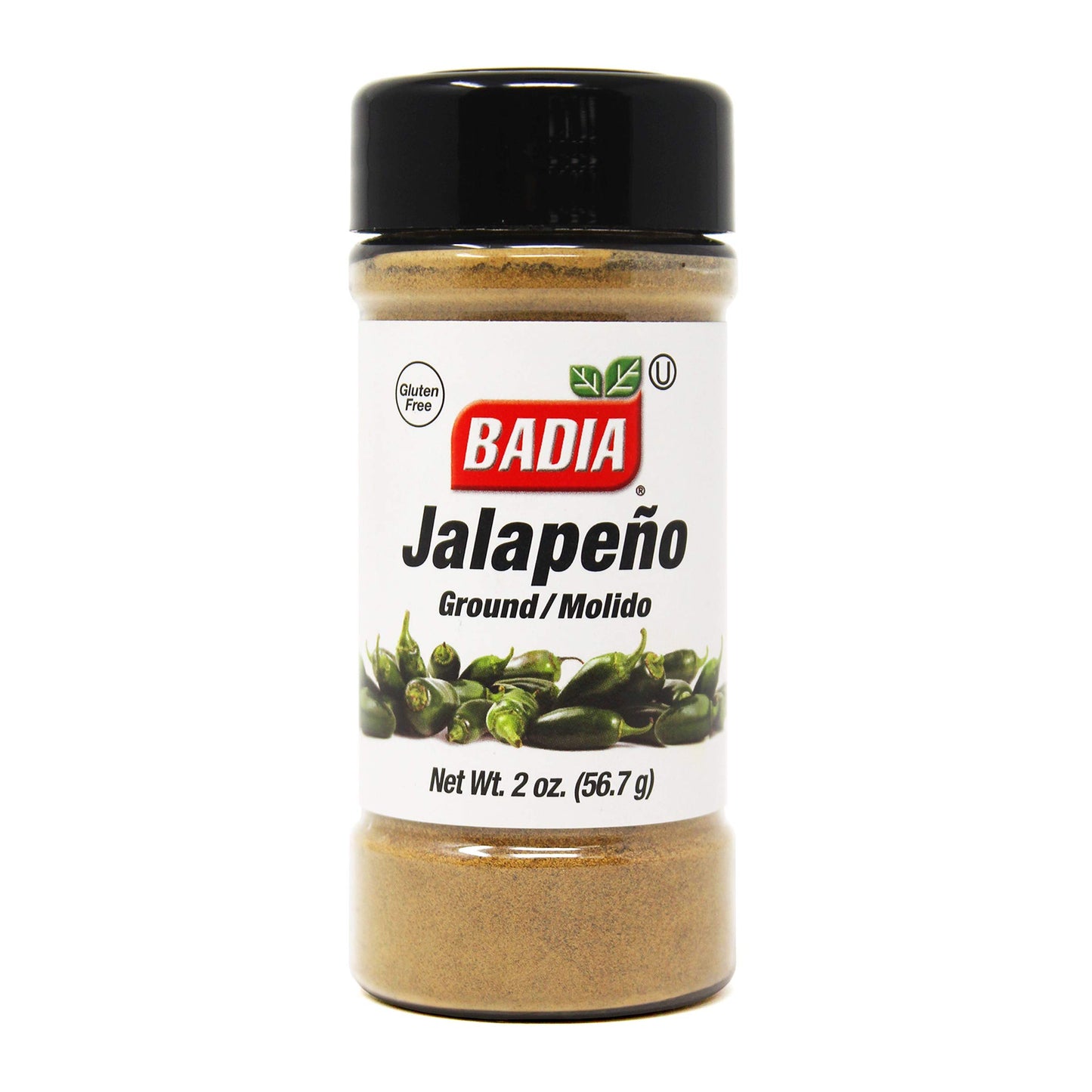 Badia Ground Jalapeno, 2 oz - Green Chili Powder Jalapeo Spice - Zesty Flavor, Medium Heat for Tacos, Meats, Salsa & Chili