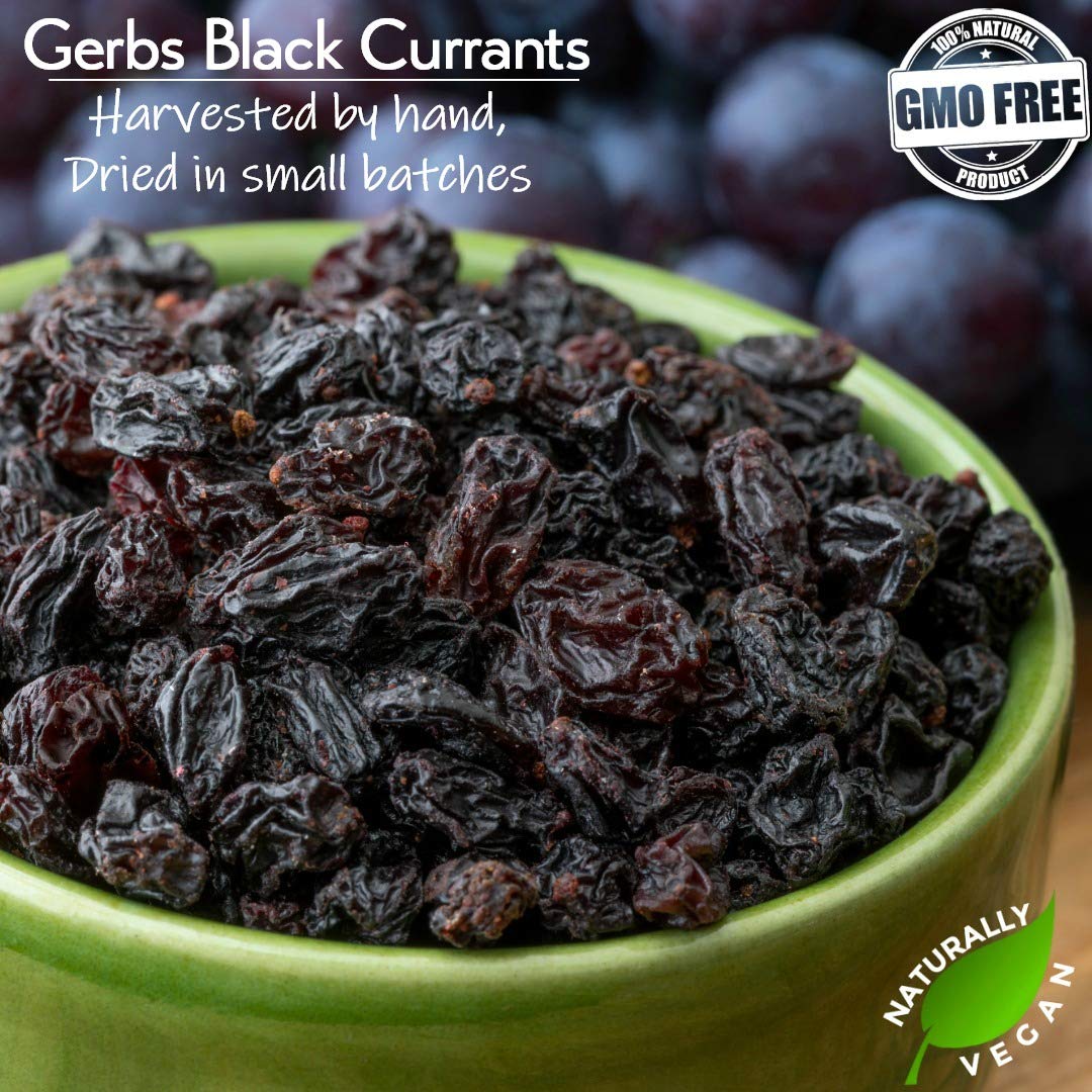 GERBS Dried Zante Currants 4 LBS. | Freshly Dehydrated Re-sealable Bulk Bag | Top 14 Food Allergy Free | Sulfur Dioxide Free | R
