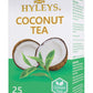 HYLEYS Tea Natural Coconut Green Tea - 25 Tea Bags, GMO Free, Gluten Free, Dairy Free, Sugar Free, 100% Natural