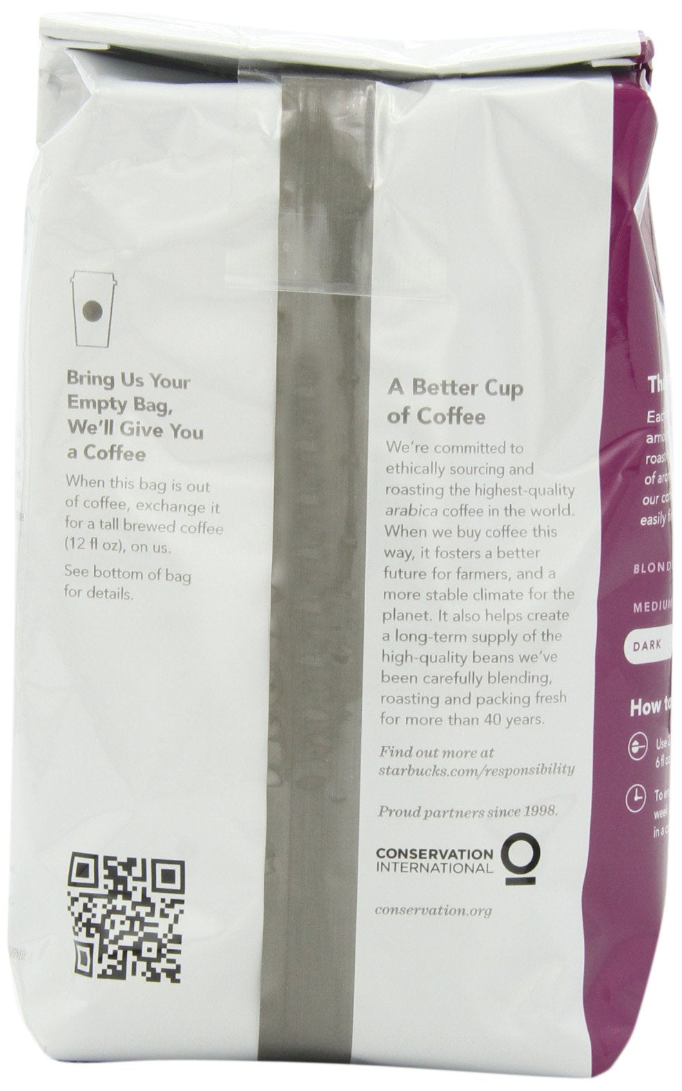 Starbucks Caffe Verona Ground Coffee, 12 Ounce (Pack Of 6)
