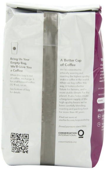 Starbucks Caffe Verona Ground Coffee, 12 Ounce (Pack Of 6)